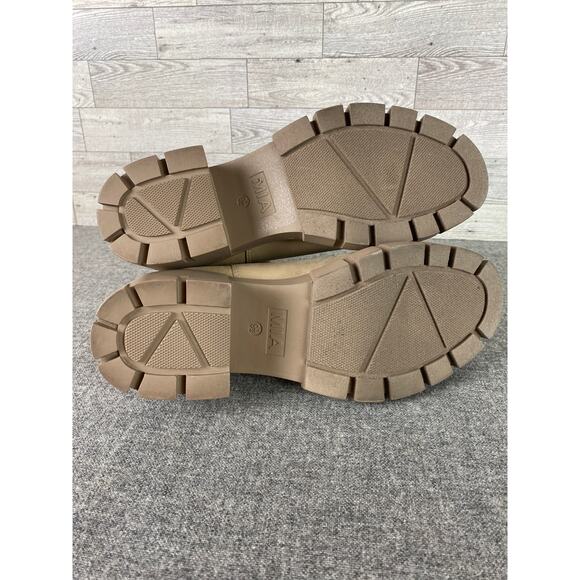 MIA Ivy Lug Sole Chelsea BOOT Women’s 9.5 Black Platform Ankle Boots - Picture 4 of 6